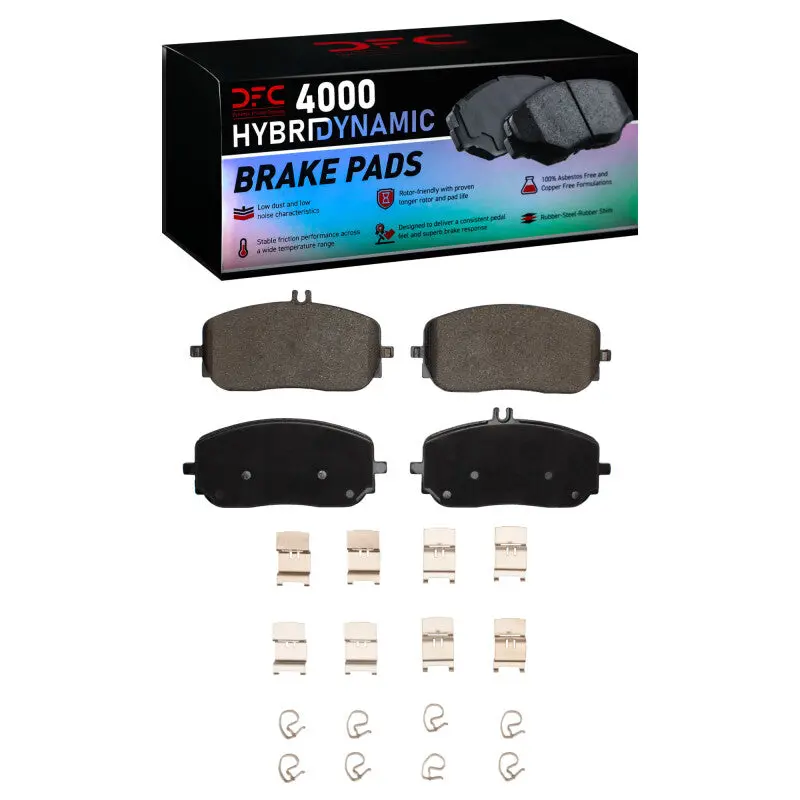 Dfc 19-25 Mercedes-Benz Cla250 Front 4000 Hybridynamic Brake Pads And Hardware Kit 1