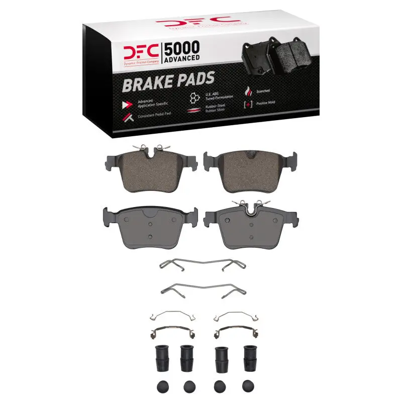 Dfc 19-26 Volvo V90 Cross Country Rear 5000 Advanced Ceramic Brake Pads And Hardware Kit 1