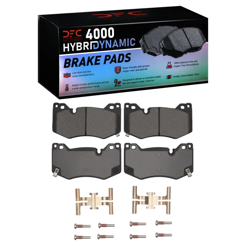 Dfc 20-25 Cadillac Ct5 Front 4000 Hybridynamic Brake Pads And Hardware Kit 1