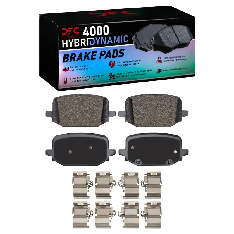 Dfc 20-25 Ford Explorer Rear 4000 Hybridynamic Brake Pads And Hardware Kit 1
