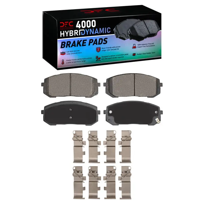 Dfc 20-25 Hyundai Sonata Front 4000 Hybridynamic Brake Pads And Hardware Kit 1