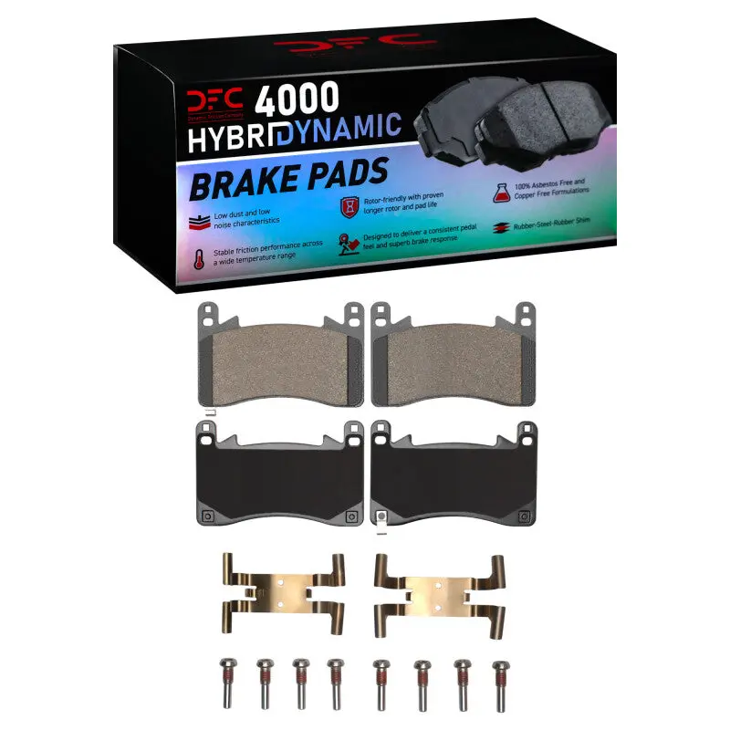 Dfc 21-25 Acura Mdx Front 4000 Hybridynamic Brake Pads And Hardware Kit 1