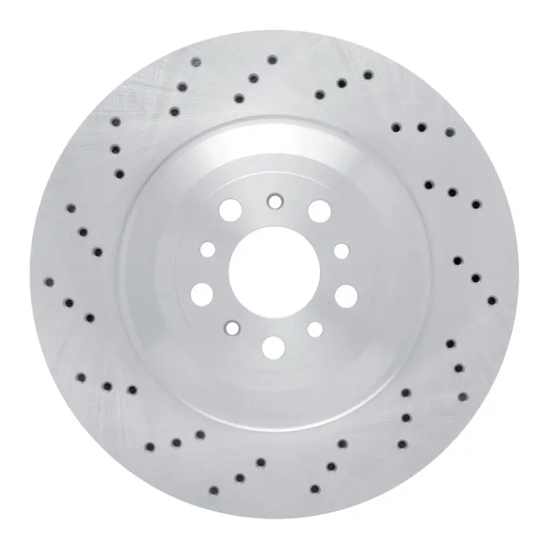 Dfc 21-25 Bmw M3 Right Rear Drilled Brake Rotor 1