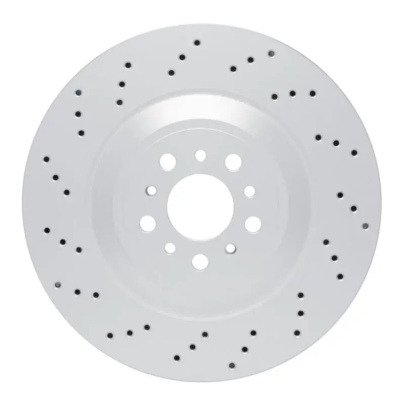 Dfc 21-25 Bmw M4 Left Rear Drilled Geospec Coated Rotor 1