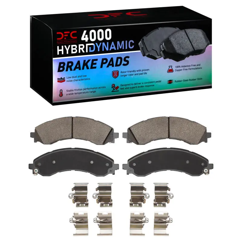 Dfc 21-25 Chevrolet Express 2500 Front 4000 Hybridynamic Brake Pads And Hardware Kit 1