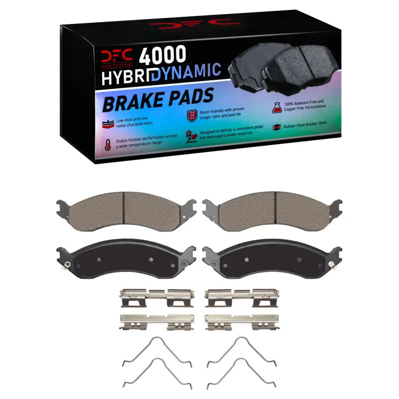 Dfc 21-25 Chevrolet Express 3500 Rear 4000 Hybridynamic Brake Pads And Hardware Kit 1