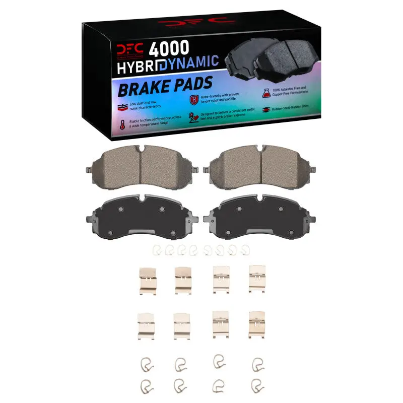 Dfc 21-25 Ford E-Transit Front 4000 Hybridynamic Brake Pads And Hardware Kit 1