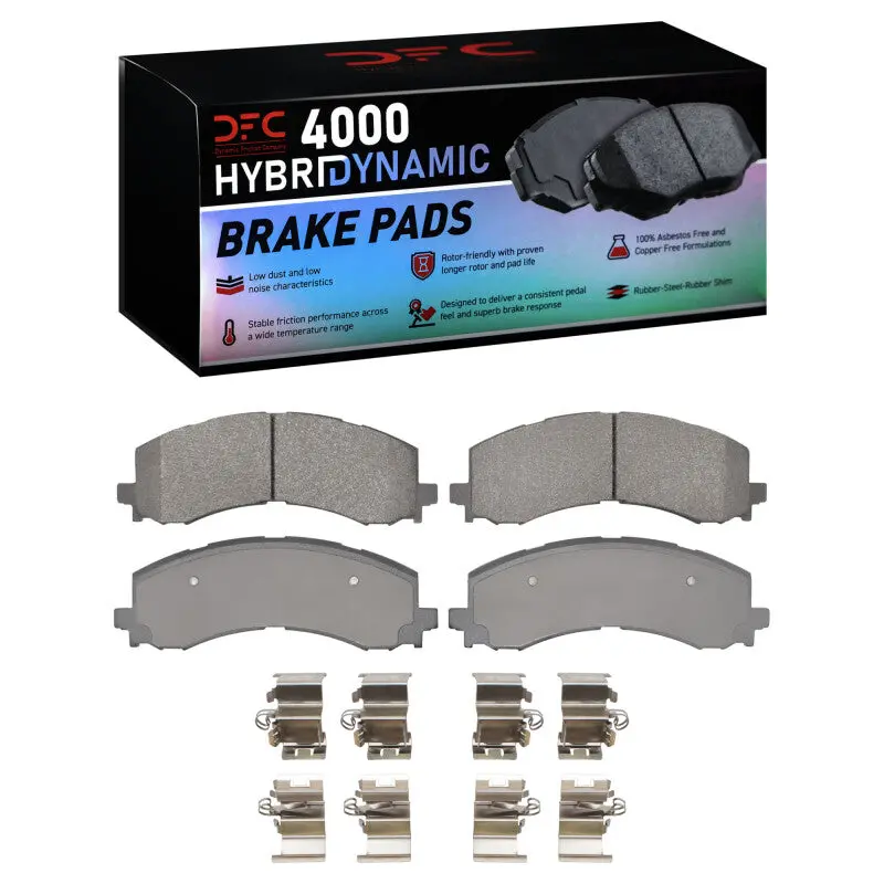 Dfc 21-25 Ford F-150 Rwd Front 4000 Hybridynamic Brake Pads And Hardware Kit 1