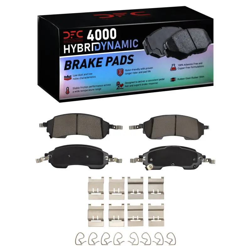 Dfc 21-25 Ford Ranger (Usa/Canada) Rear 4000 Hybridynamic Brake Pads And Hardware Kit 1