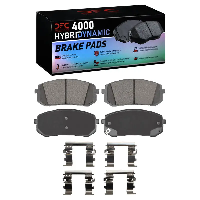 Dfc 21-25 Hyundai Elantra Front 4000 Hybridynamic Brake Pads And Hardware Kit 1
