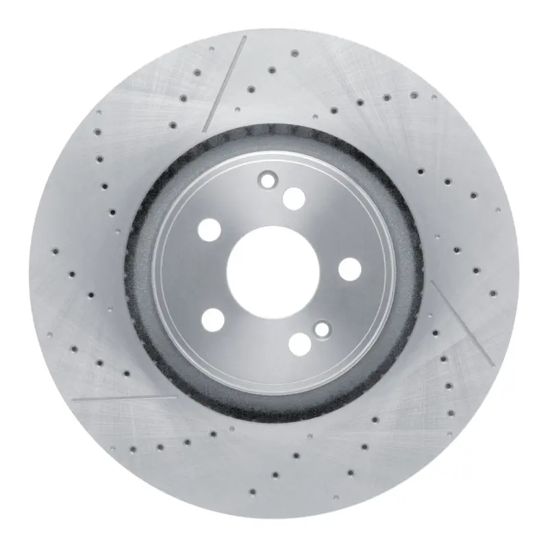 Dfc 21-25 Mercedes-Benz Gle53 Amg Rear Drilled And Slotted Brake Rotor 1