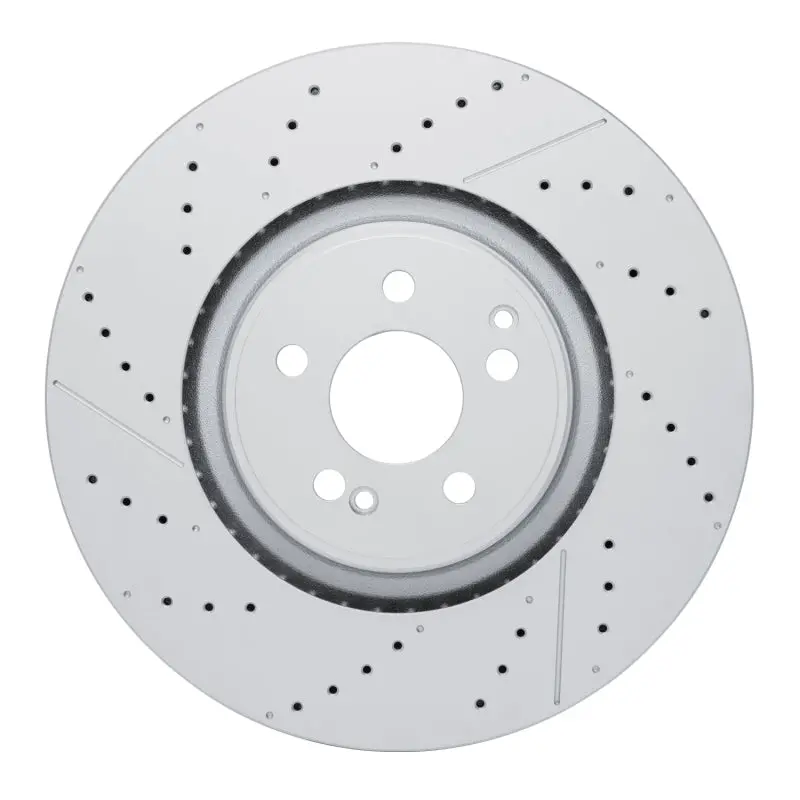Dfc 21-25 Mercedes-Benz Gls63 Amg Rear Drilled Geospec Coated Rotor And Slotted 1