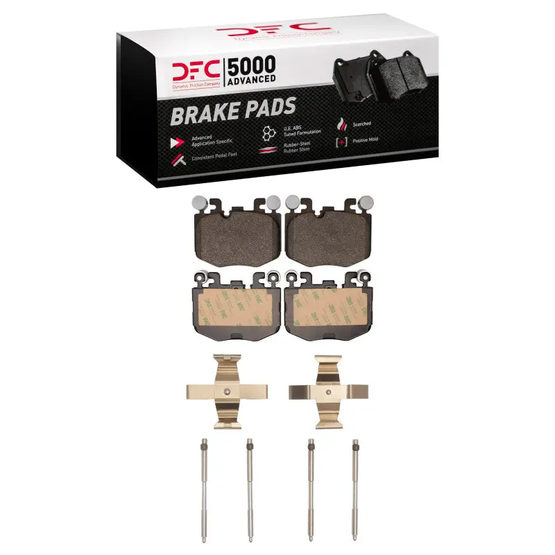 Dfc 22-25 Bmw 540I Xdrive Front 5000 Advanced Low Metallic Brake Pads And Hardware Kit 1