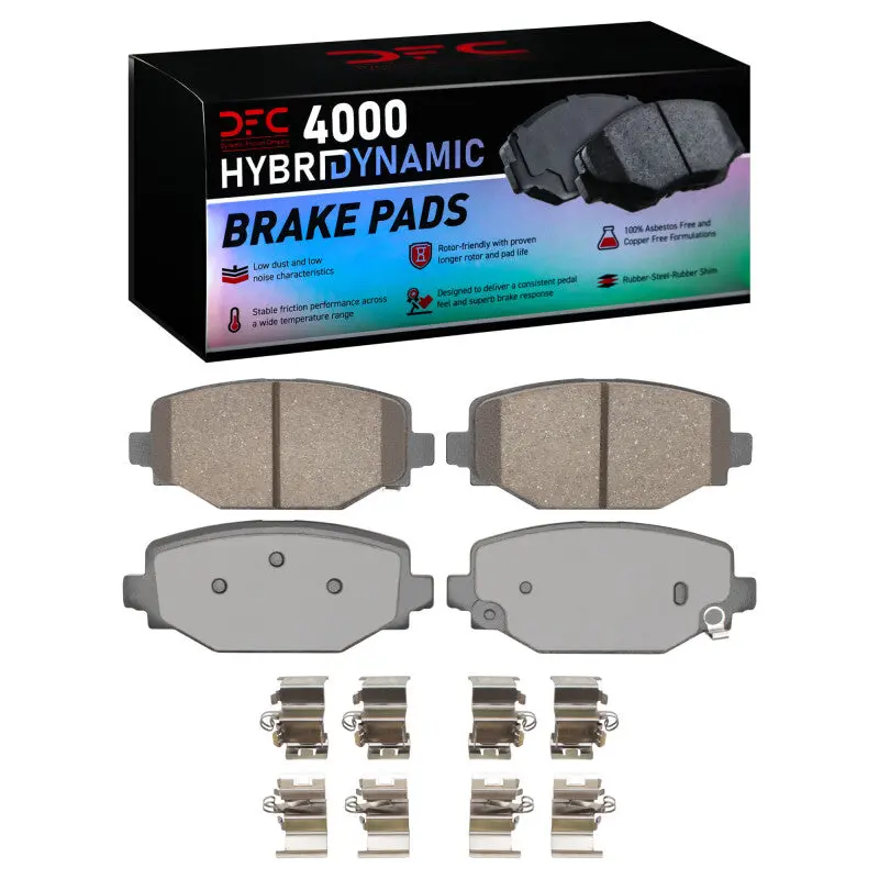 Dfc 22-25 Jeep Grand Cherokee Rear 4000 Hybridynamic Brake Pads And Hardware Kit 1