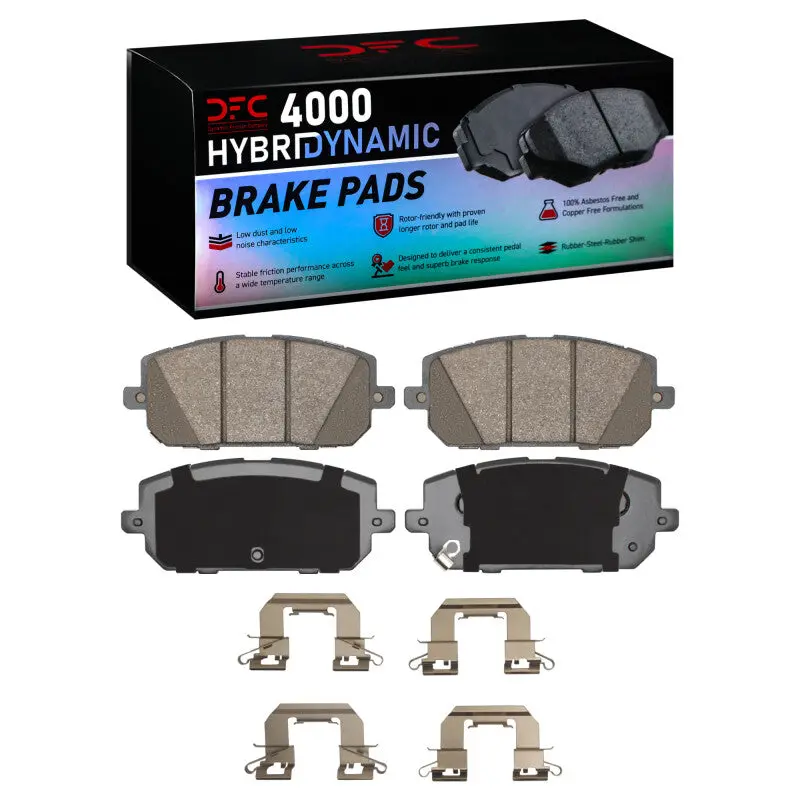 Dfc 23-25 Mazda Cx-50 Front 4000 Hybridynamic Brake Pads And Hardware Kit 1