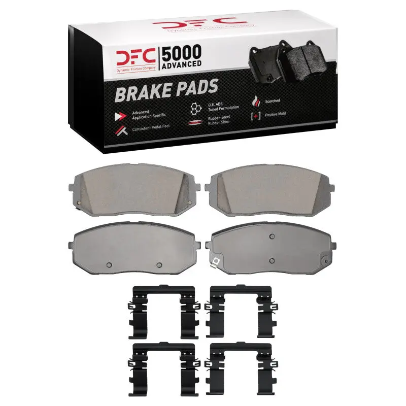 Dfc 24-26 Hyundai Ioniq 9 Front 5000 Advanced Ceramic Brake Pads And Hardware Kit 1