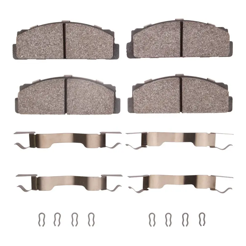 Dfc 68-92 Fiat Brava Front 4000 Hybridynamic Brake Pads And Hardware Kit 1