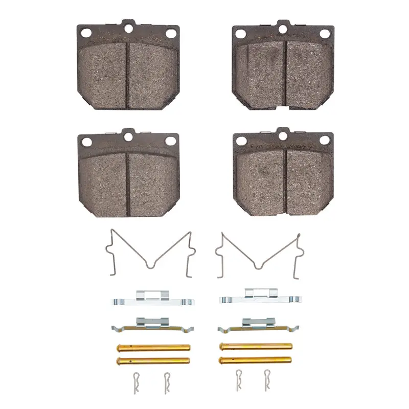 Dfc 69-83 Nissan 240Z Front 4000 Hybridynamic Brake Pads And Hardware Kit 1
