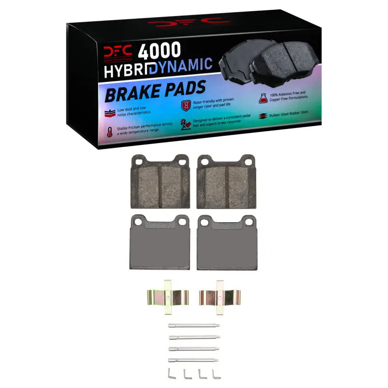 Dfc 69-83 Porsche 911/912 Rear 4000 Hybridynamic Brake Pads And Hardware Kit 1
