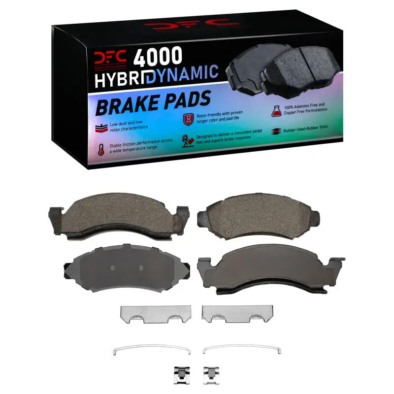 Dfc 72-80 American Motors Matador Front 4000 Hybridynamic Brake Pads And Hardware Kit 1