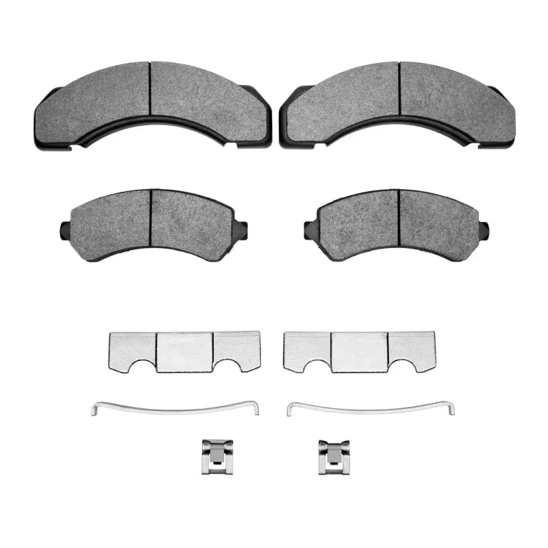 Dfc 73-00 Chevrolet P30 Front/Rear 4000 Hybridynamic Brake Pads And Hardware Kit 1