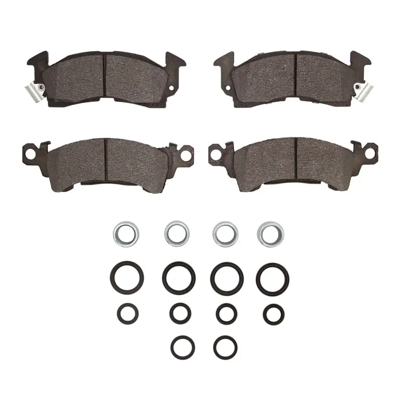 Dfc 76-78 Buick Lesabre Rear 4000 Hybridynamic Brake Pads And Hardware Kit 1
