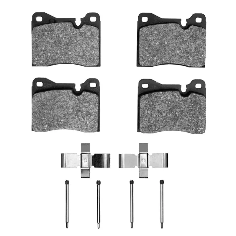 Dfc 76-86 Bmw 528I Front 4000 Hybridynamic Brake Pads And Hardware Kit 1