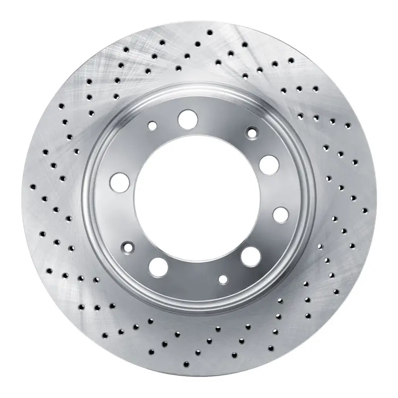 Dfc 78-89 Porsche 930 Left Rear Drilled Brake Rotor 1