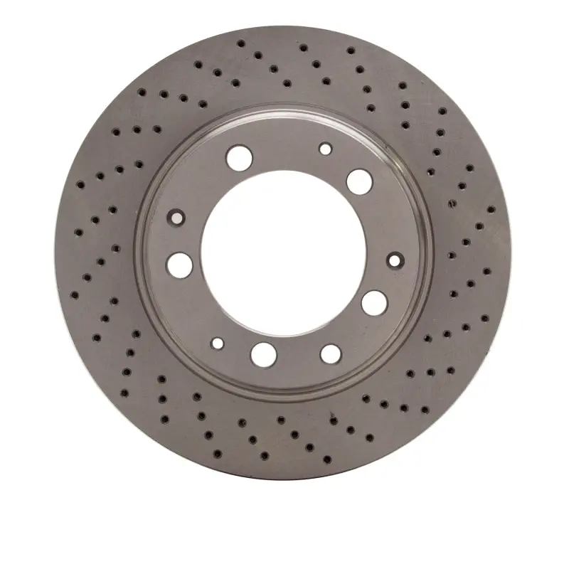 Dfc 78-89 Porsche 930 Right Rear Drilled Brake Rotor 1