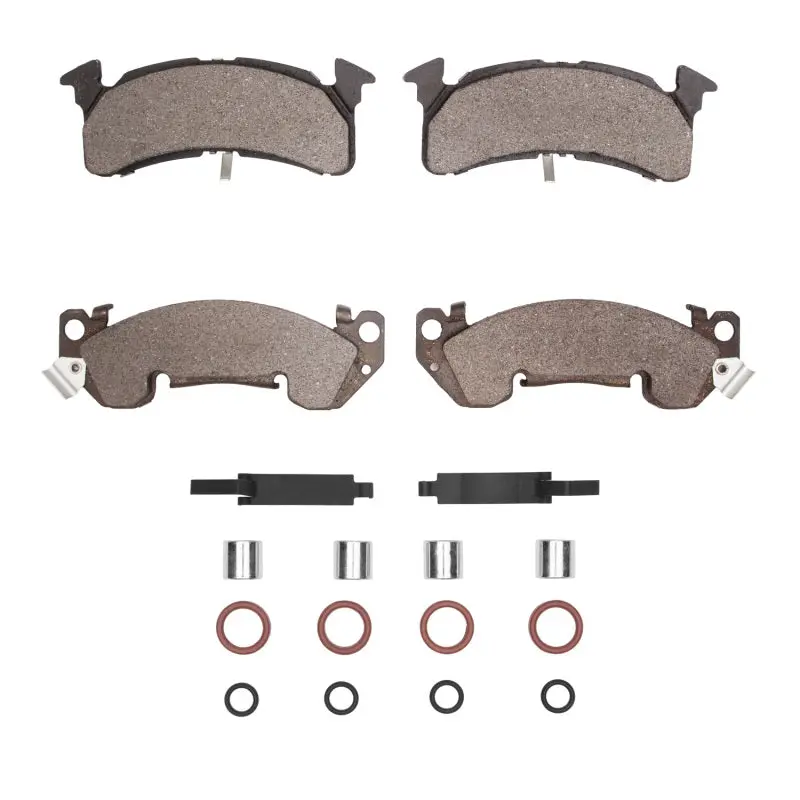 Dfc 78-95 Chevrolet G30 Front 4000 Hybridynamic Brake Pads And Hardware Kit 1