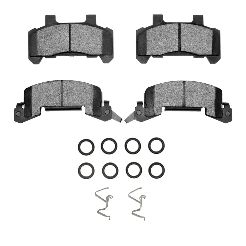Dfc 80-89 Buick Skylark Front 5000 Advanced Semi Metallic Brake Pads And Hardware Kit 1