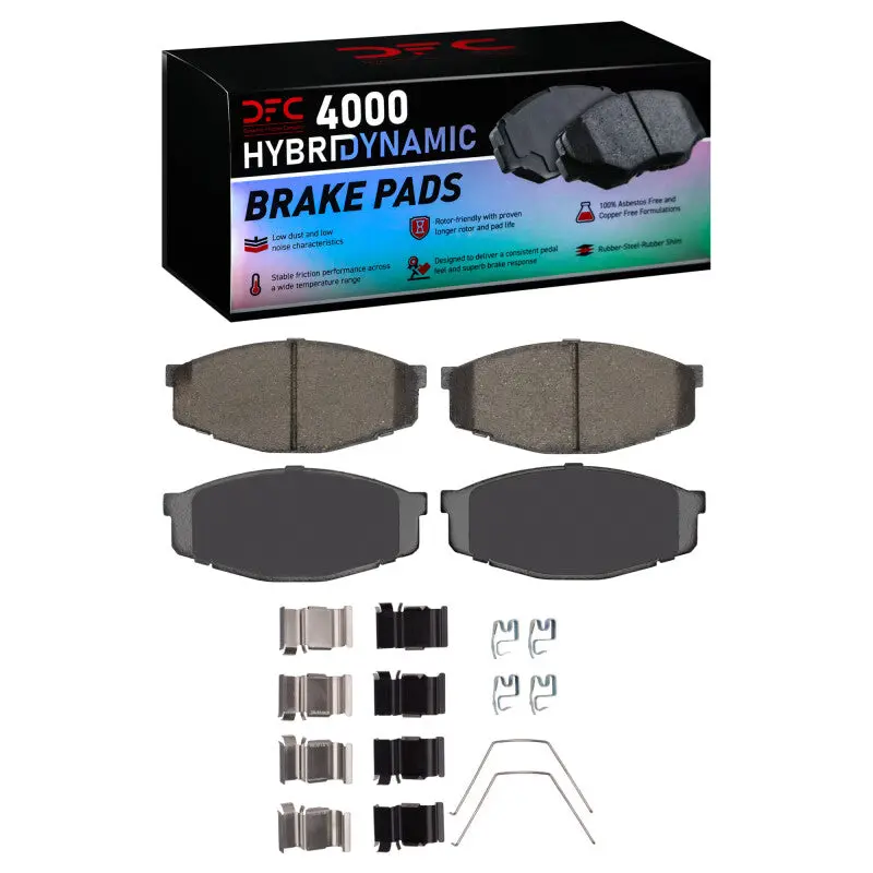 Dfc 81-95 Toyota Cressida Front 4000 Hybridynamic Brake Pads And Hardware Kit 1
