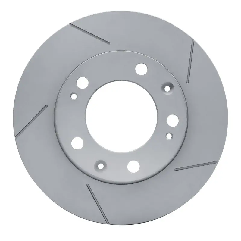 Dfc 82-85 Porsche 928 Left Front Slotted Hi-Carbon Alloy Geomet Coated Rotor 1
