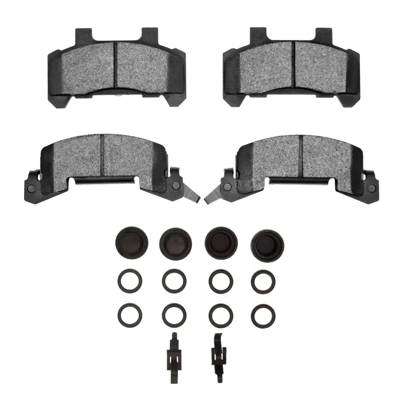 Dfc 82-89 Buick Skyhawk Front 4000 Hybridynamic Brake Pads And Hardware Kit 1
