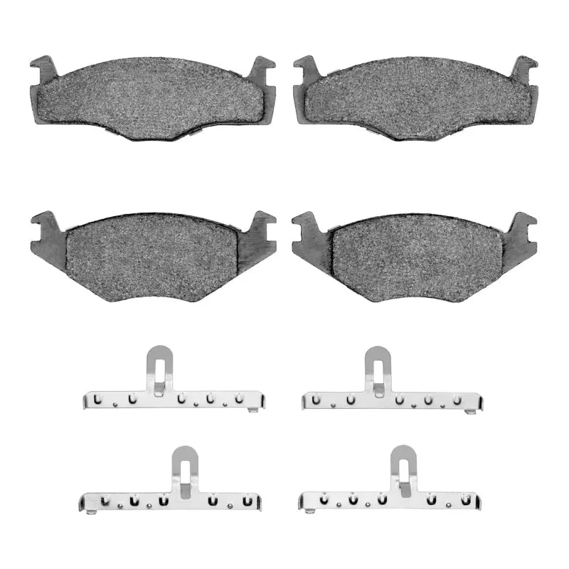 Dfc 84-93 Volkswagen Rabbit Convertible Front 4000 Hybridynamic Brake Pads And Hardware Kit 1