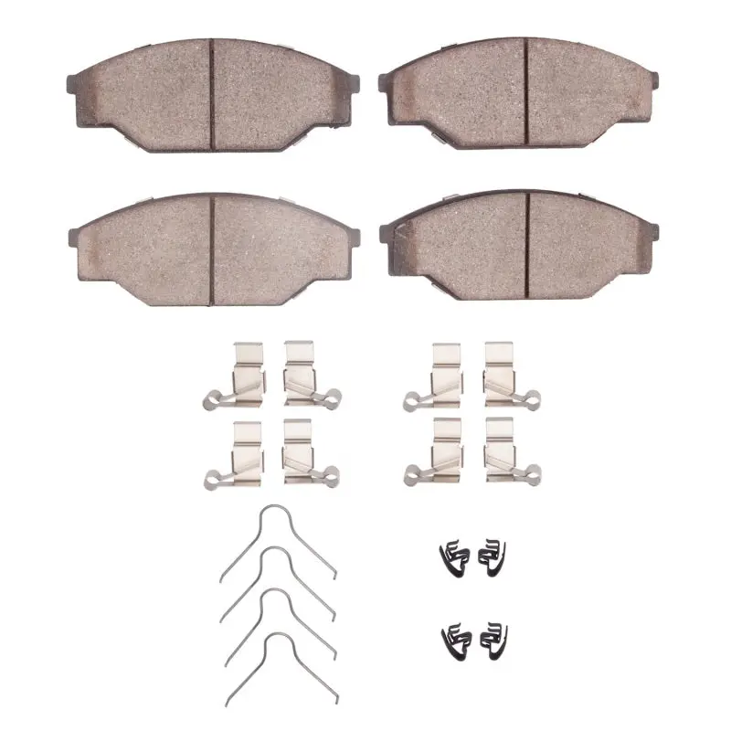 Dfc 85-93 Toyota Pickup Front 5000 Advanced Ceramic Brake Pads And Hardware Kit 1