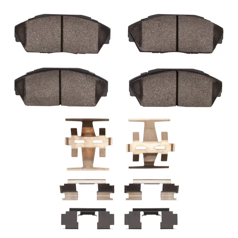 Dfc 86-93 Honda Prelude Front 4000 Hybridynamic Brake Pads And Hardware Kit 1