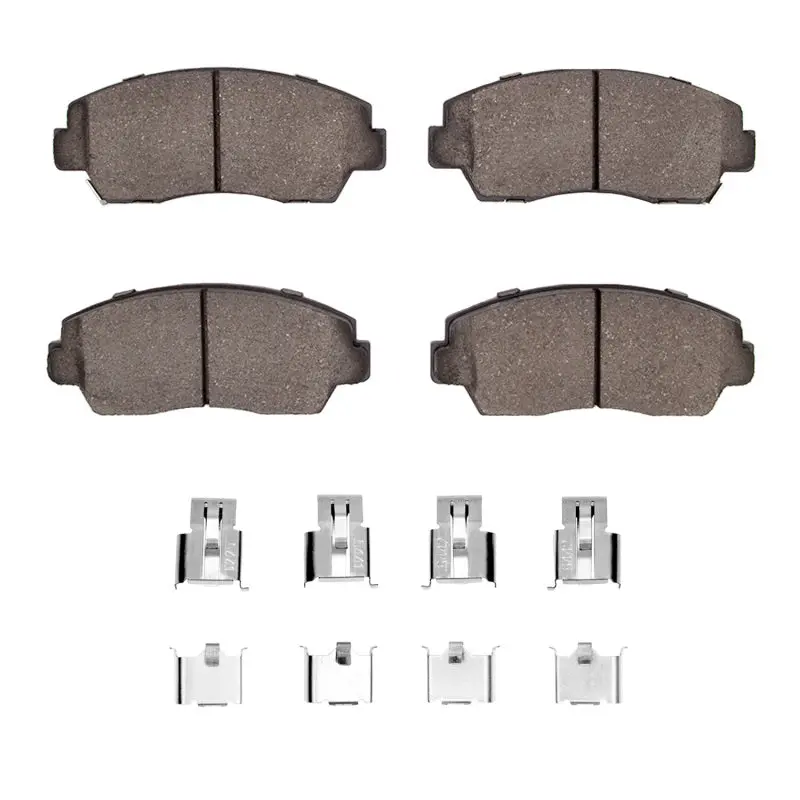 Dfc 86-93 Mazda B2200 Front 4000 Hybridynamic Brake Pads And Hardware Kit 1