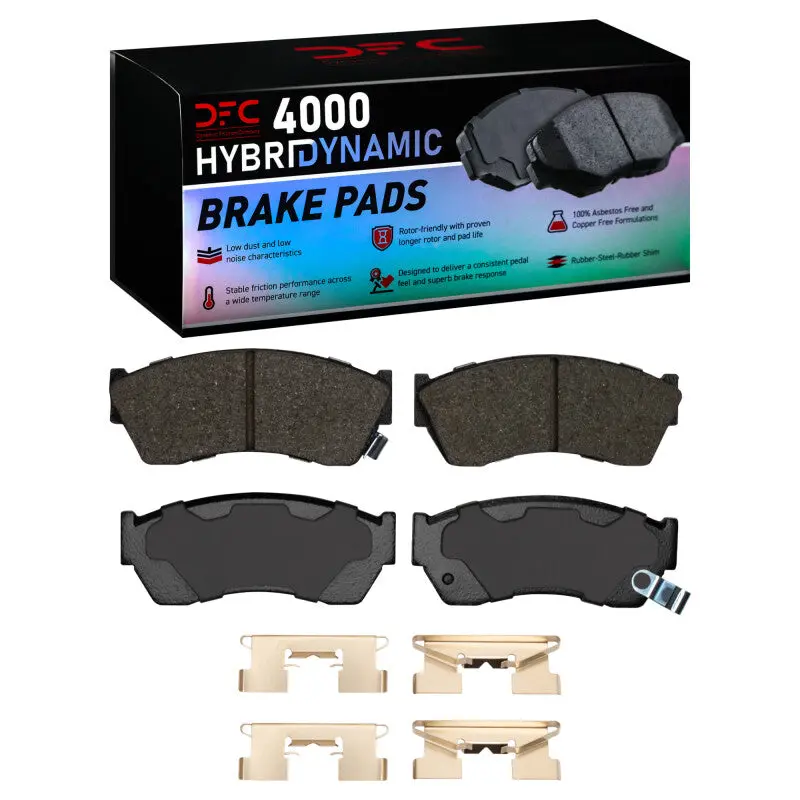 Dfc 89-01 Chevrolet Metro Front 4000 Hybridynamic Brake Pads And Hardware Kit 1