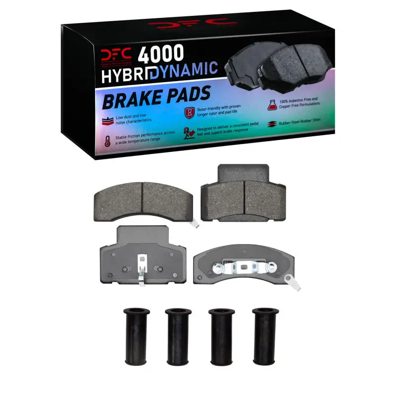 Dfc 90-02 Chevrolet Express 3500 Front 4000 Hybridynamic Brake Pads And Hardware Kit 1