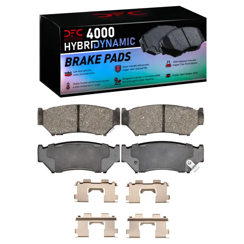 Dfc 91-04 Chevrolet/Geo Tracker Front 4000 Hybridynamic Brake Pads And Hardware Kit 1