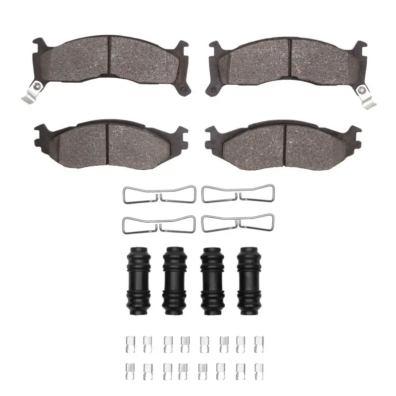 Dfc 91-95 Chrysler Town & Country Front 4000 Hybridynamic Brake Pads And Hardware Kit 1
