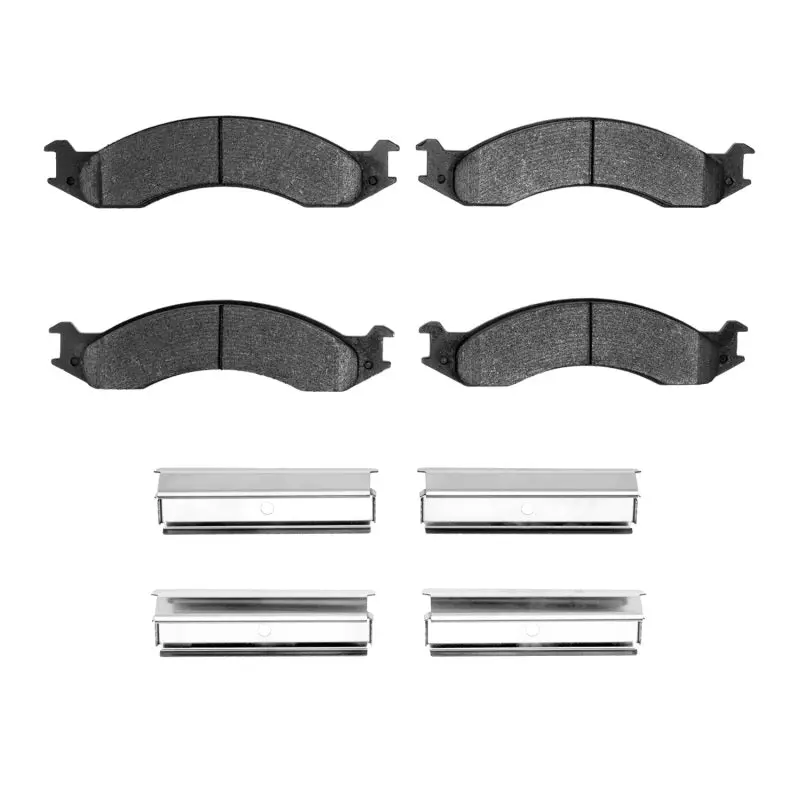 Dfc 92-94 Ford E-250 Econoline Front 4000 Hybridynamic Brake Pads And Hardware Kit 1