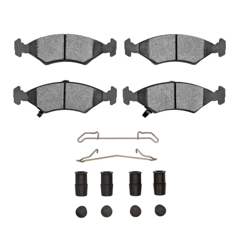 Dfc 94-00 Kia Sephia Front 4000 Hybridynamic Brake Pads And Hardware Kit 1