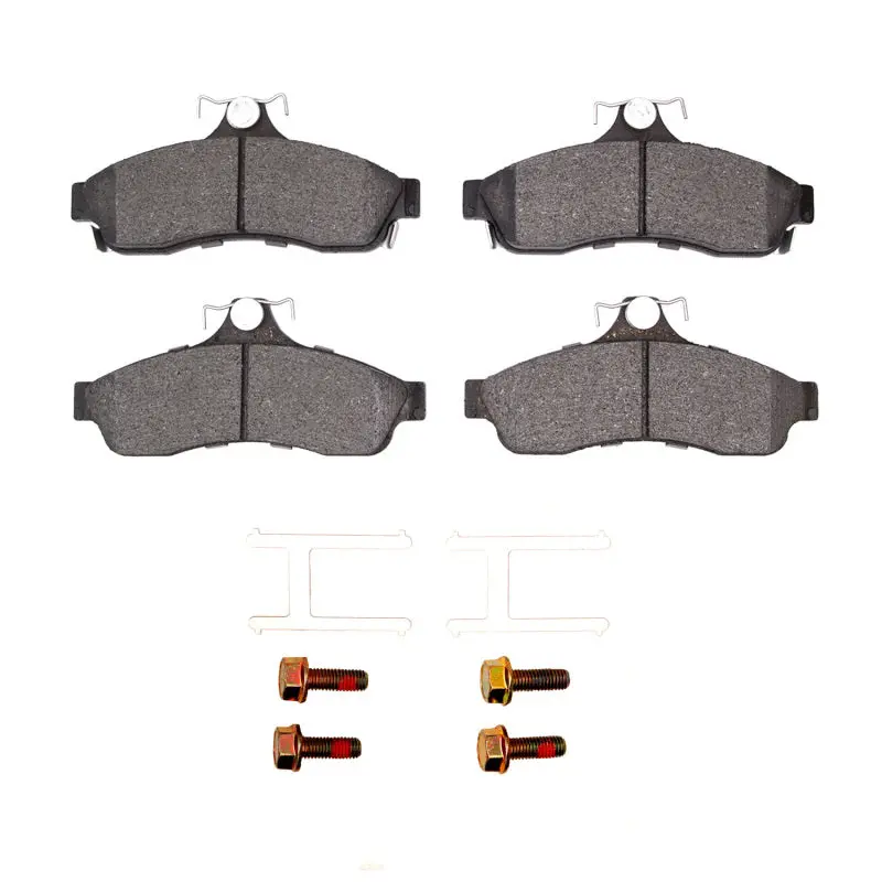 Dfc 94-96 Chevrolet Caprice Rear 4000 Hybridynamic Brake Pads And Hardware Kit 1