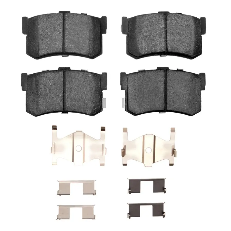 Dfc 94-98 Hyundai Sonata Rear 5000 Advanced Ceramic Brake Pads And Hardware Kit 1