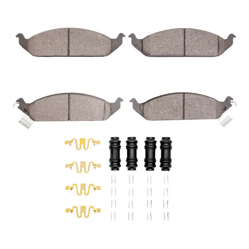Dfc 95-00 Chrysler Cirrus Front 4000 Hybridynamic Brake Pads And Hardware Kit 1