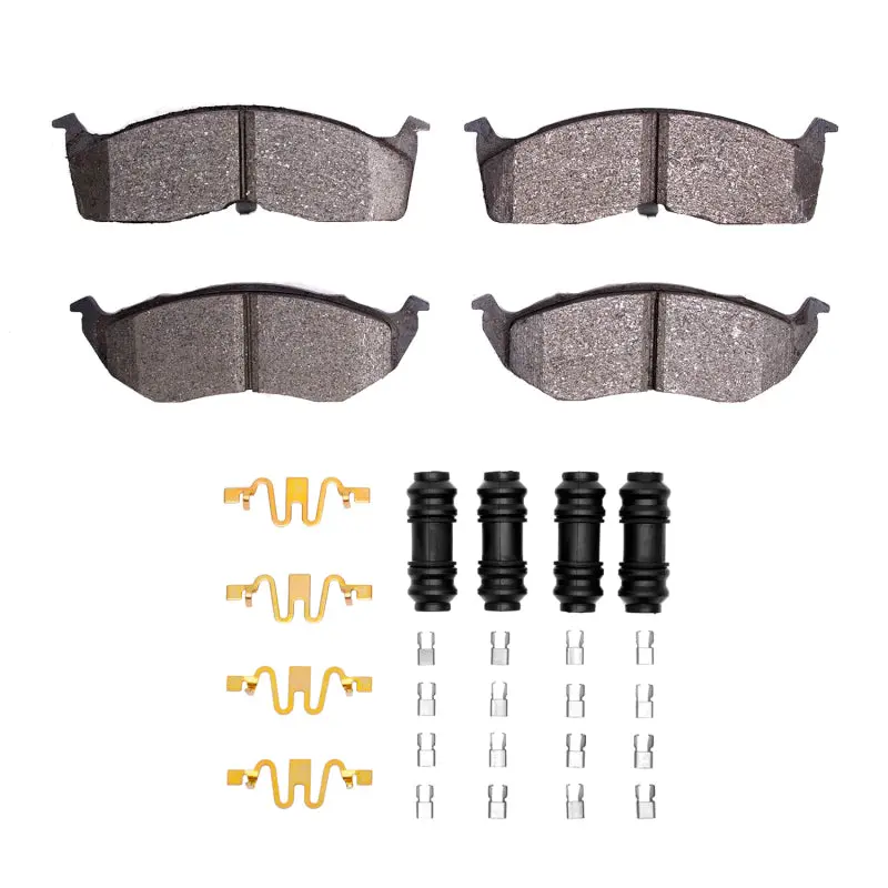 Dfc 95-05 Dodge Neon Front 4000 Hybridynamic Brake Pads And Hardware Kit 1