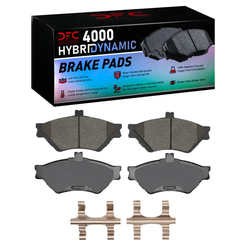 Dfc 95-97 Ford Crown Victoria Front 4000 Hybridynamic Brake Pads And Hardware Kit 1