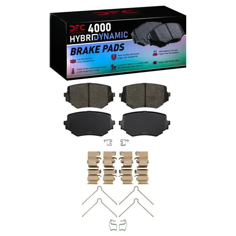 Dfc 96-08 Chevrolet Tracker Front 4000 Hybridynamic Brake Pads And Hardware Kit 1